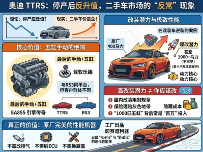 奥迪TTRS：那台被「网红事件」耽误的五缸怪物，到底值不值得你买单？