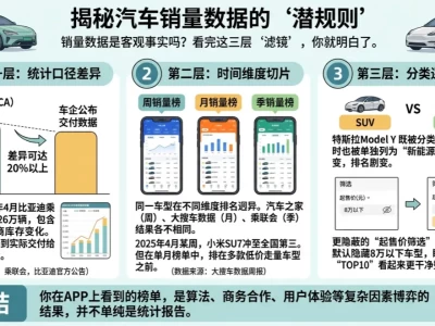 买车前必看：销量数据到底该信谁？懂车帝、汽车之家们的「排行榜陷阱