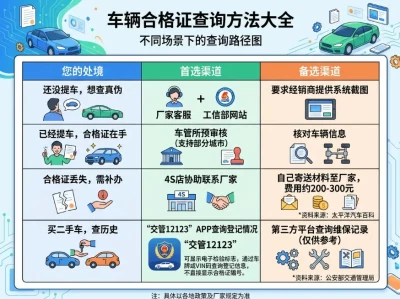 汽车合格证查询全攻略：你以为的"简单扫码"，可能正在让你踩坑