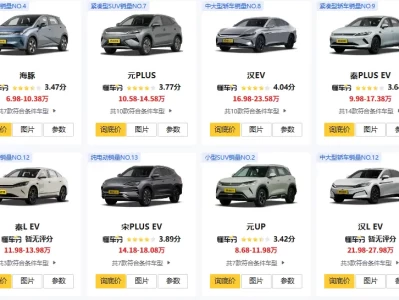 比亚迪纯电动车价格及图片大全_最新车型报价与高清图鉴