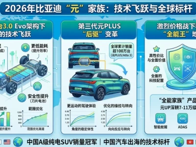 从“国民代步”到“全球爆款”：2026年深度拆解比亚迪元家族的进击之路