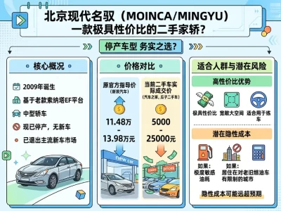 几千块买合资中型车？北京现代名驭最新报价与高性价比淘车指南