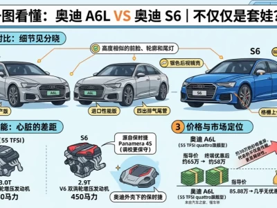 奥迪S6多少钱？一台被A6L"淹没"的隐形性能车，值不值得你多掏30万？