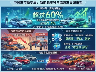 新能源渗透率冲破60%：燃油车集体“骨折”，但它真的被时代抛弃了吗？