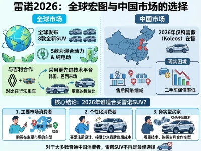 雷诺SUV 2026年选购指南：退出中国≠失去价值，这3类人仍值得入手