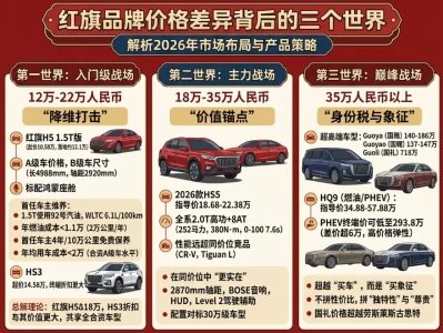 红旗车报价：从12万到718万，你的钱到底花在哪儿了？