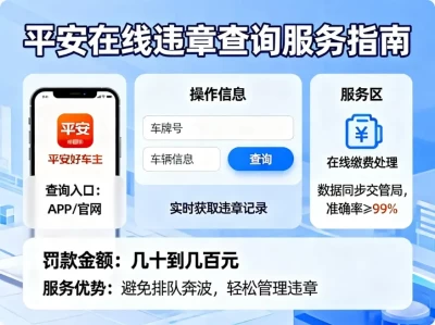 平安在线违章查询指南：快速查违章、缴费处理，一站式搞定交通烦恼