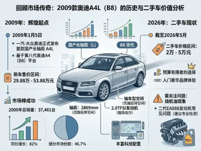 09款奥迪A4L：改变豪华中型车格局的"加长先驱"