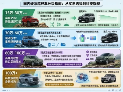 不同价位顶级越野车怎么选：15万到百万级的硬核避坑指南