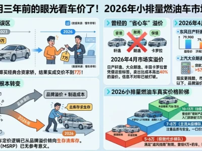 2026年买车真相：为什么拿着10万去看小排量，你大概率会成“韭菜”？