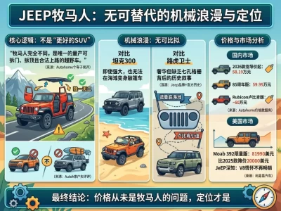 牧马人：一台让你同时体验"自由"与"后悔"的50万玩具