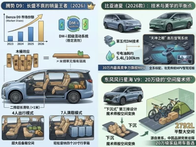 2026年7座家用车选购终极指南：从“二胎刚需”到“三代同堂”，哪款才是真“全能”？