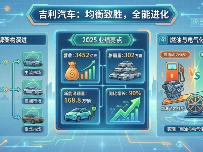 吉利车现在到底什么水平？看完2026年的数据，我重新评估了这家车企