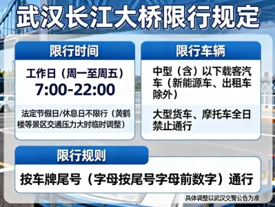 武汉长江大桥单双号限行最新规定（2025年最新规则详解）