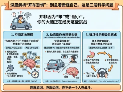 开车恐惧不是技术问题，是大脑在骗你
