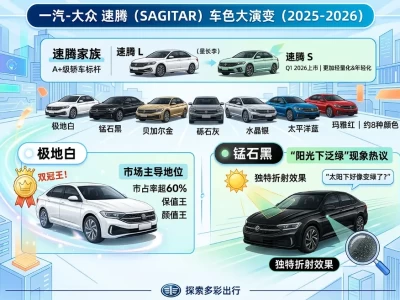 色彩的博弈：大众速腾2025-2026款全系配色深度解析与选购指南