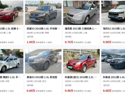 4000元可以购买哪些靠谱二手车