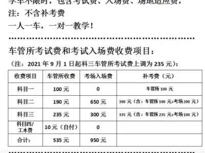 学车报名费全解析_考驾照费用明细与省钱技巧