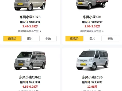 东风小康全系报价指南：从2.99万起步的国民微车，到底该怎么选？