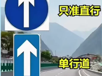单行道的标志是什么样子的_单行道时间限制标志全解析