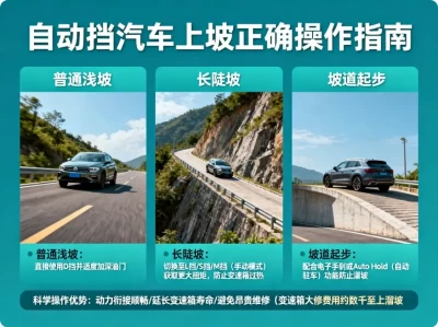 自动挡上坡正确操作全攻略：从技巧到原理的深度解析