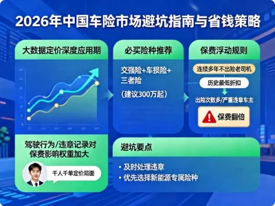2026年车险续保全攻略：新能源为何越开越贵？老司机教你避坑省下“真金白银”
