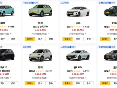 十万以内的车排行榜_2025最新高性价比车型推荐