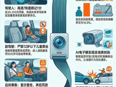 2026新交规安全带全解析：从处罚标准到生命防护的深度解读
