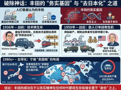 丰田：一家被误认为是"日本国企"的家族企业，如何靠反常识策略征服世界