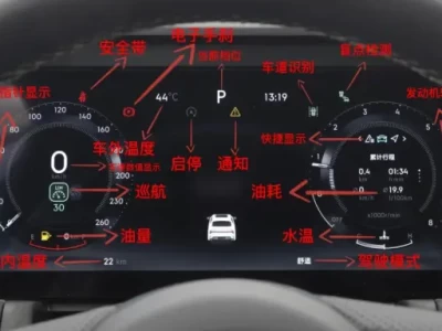 汽车油表图解_教你读懂油箱指示灯与剩余油量