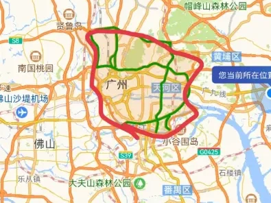 广州开四停四详细区域_最新限行地图及范围详解
