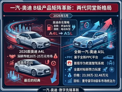 时代转角：一汽奥迪A4L的落幕与A5L的跃迁
