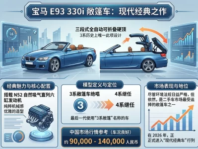 永恒的硬顶浪漫：宝马330i敞篷（E93）深度回顾与2026年持有指南