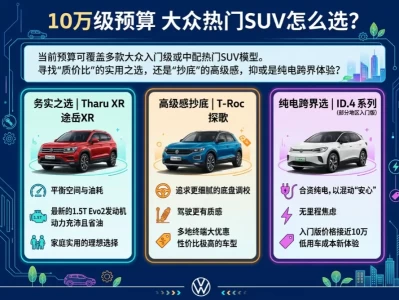 10万级大众SUV选购全攻略：在“内卷”时代如何精准避坑并买到高性价比？