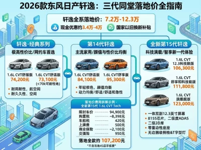 轩逸报价的真相：7万落地和5万买二手之间，藏着你不知道的选车逻辑
