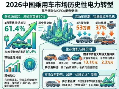 “骨折”甩卖也难挽颓势：销量大跌37%背后，燃油车正加速步入“渐进式淘汰”周期