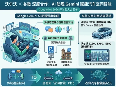 让汽车“长出眼睛”会聊天：沃尔沃联合谷歌 Gemini 开启车载 AI 新纪元