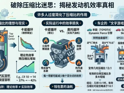 发动机压缩比：被车企吹了二十年的数字，到底骗了多少人