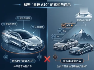 奥迪A10到底存不存在？一个被误传多年的“伪旗舰”真相拆解