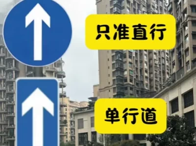单行道图标_交通标志识别与正确行驶指南