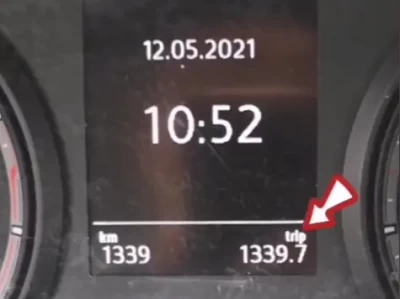 汽车仪表盘上的trip是什么意思_行车电脑里程计数功能详解