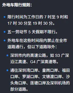 深圳限行规定_2025最新政策解读与限行区域指南 第1张