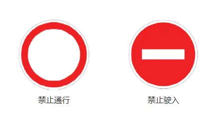 单行道不允许进入标志_认准这些标识避免违章逆行 第1张