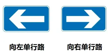 左右单行道标志牌_标准尺寸与规范要求全解析 第1张
