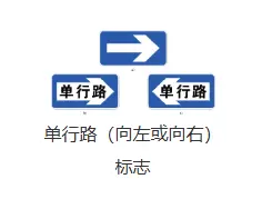 单行道入口和出口标志_如何正确识别单行道交通标识 第2张