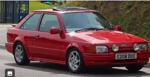 福特Escort RS2 Turbo_戴安娜王妃座驾拍出85万美元天价 第1张