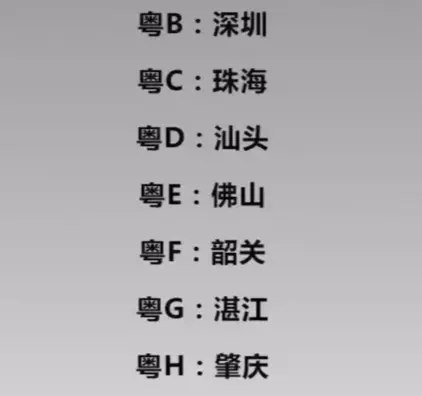 粤F是哪里车牌_广东韶关车牌代码解析 第1张