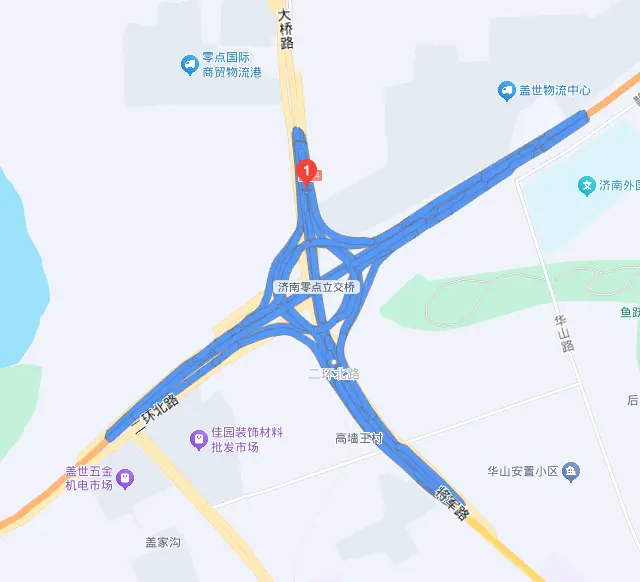 济南零点立交桥_最新交通规划与建设进展解析 第1张