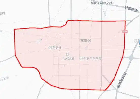 新乡限号区域图_最新限行范围详细图解 第1张
