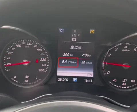 c200油耗实际多少_奔驰C200真实油耗测试数据 第1张